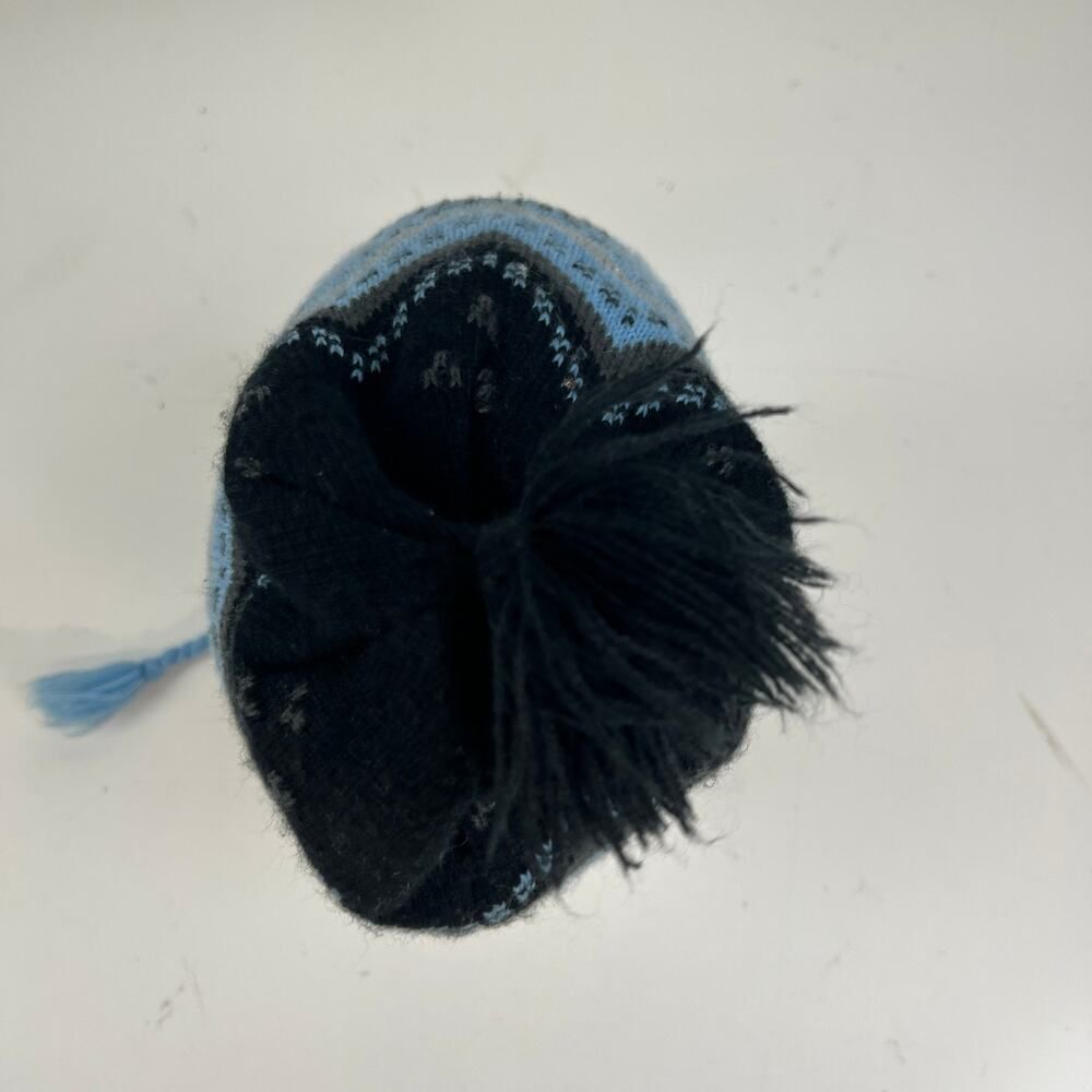UNC North‎ Carolina Tarheels Winter Aviator Style Hat Cap Blue  Pom OS - Picture 5 of 16